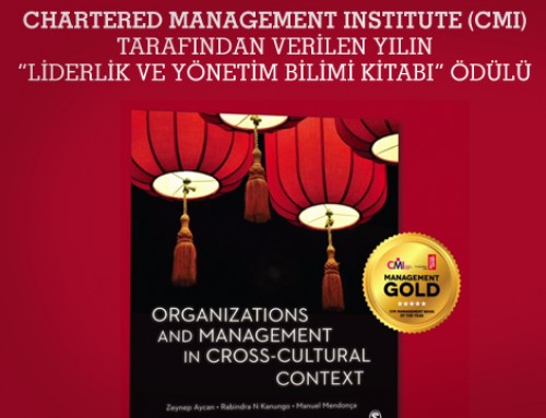 Bilim Akademisi üyesi Zeynep Aycan’a “Liderlik ve Yönetim Bilimi Kitabı” Ödülü