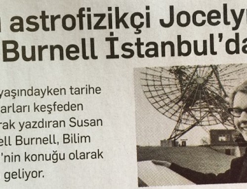 Ünlü Astrofizikçi Jocelyn Bell Burnell İstanbul’da – Popular Science (Ocak 2016)