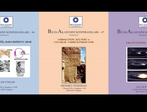 2016 Güz Dönemi Bilim Akademisi Konferansları